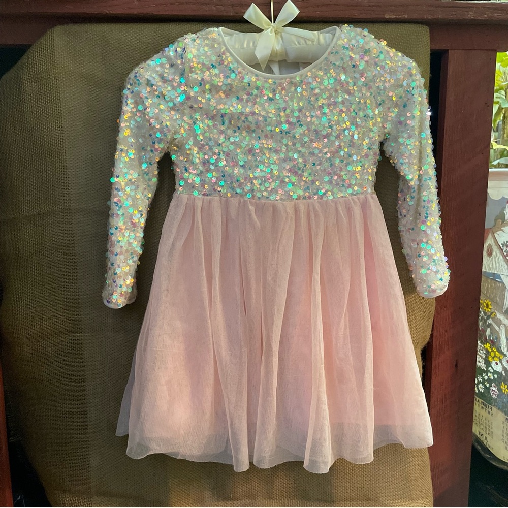 Princess Dress Bridal/Formal Dress for Young Girl, Cat/Jack XS 4/5